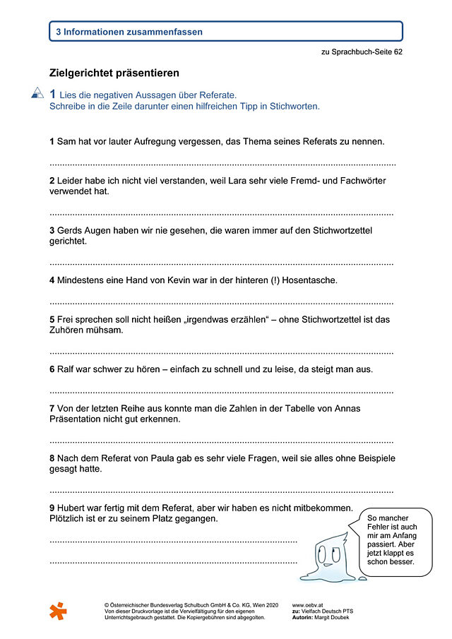Zielgerichtet präsentieren