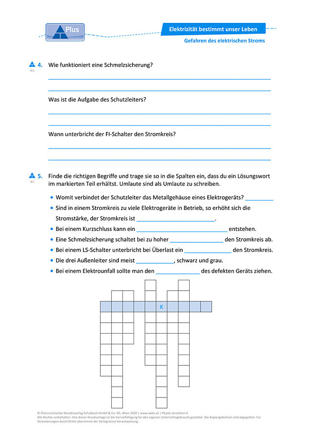 Gefahren des elektrischen Stroms