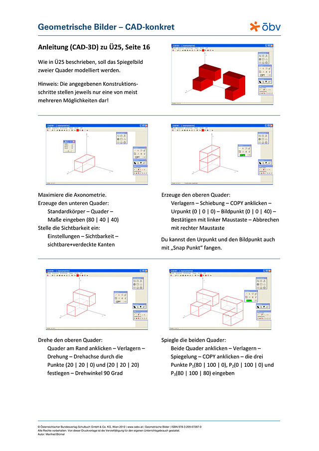 Anleitung (CAD-3D)