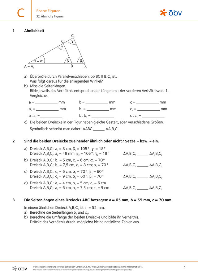 32. Ähnliche Figuren