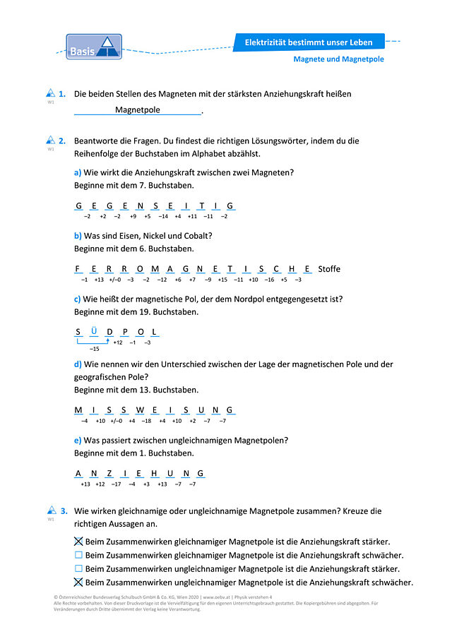 Magnete und Magnetpole