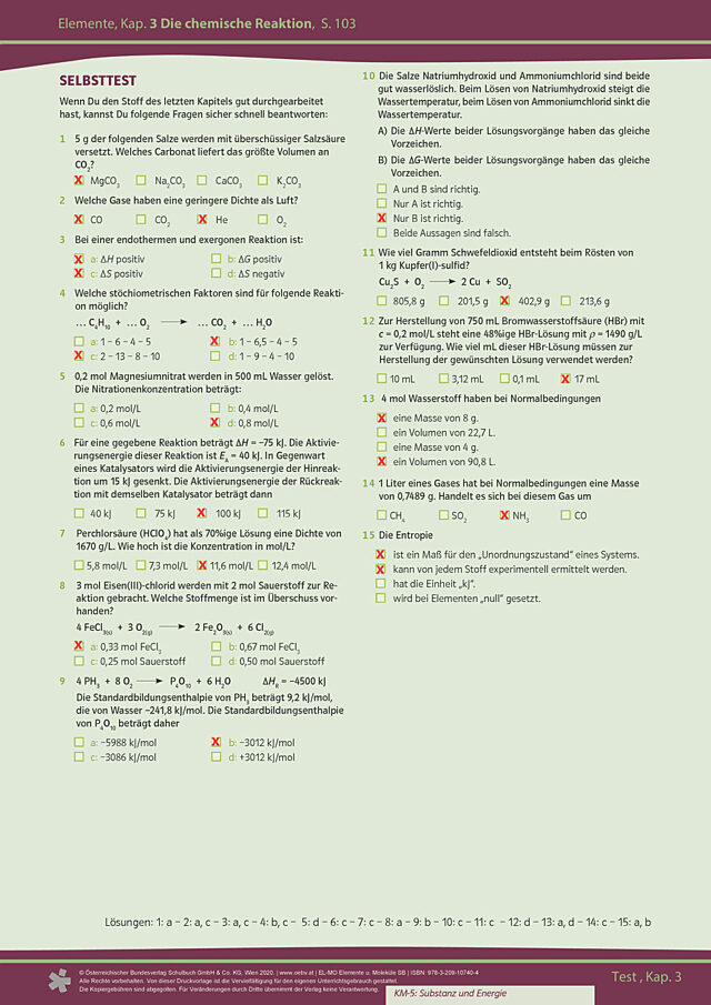 Selbsttest Kapitel 3