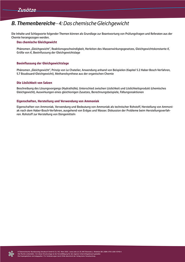 Themenbereiche Kapitel 4