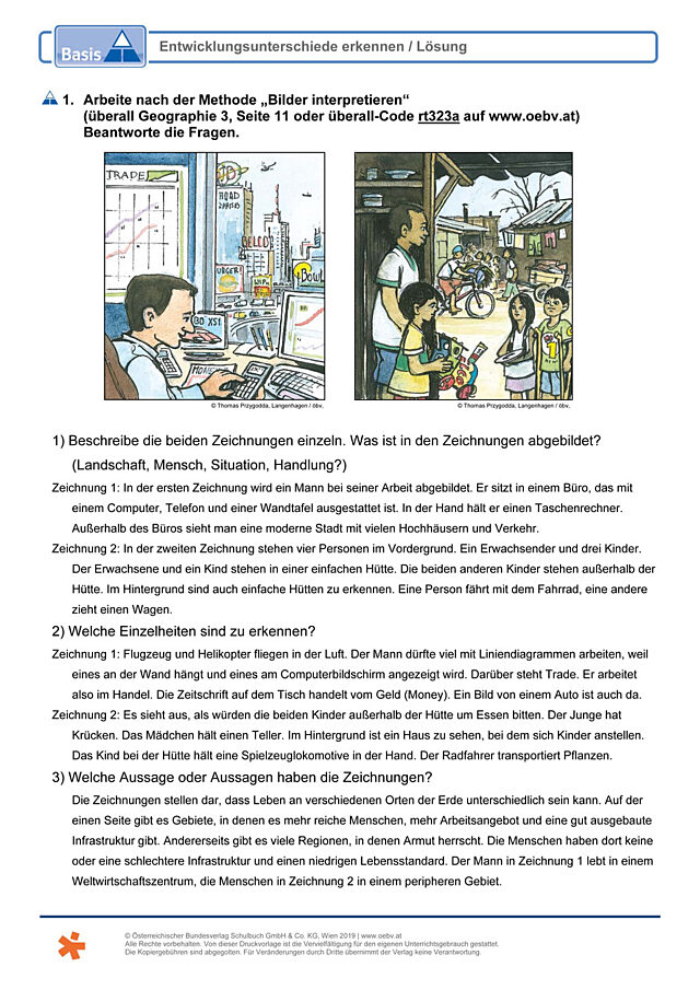Entwicklungsunterschiede erkennen