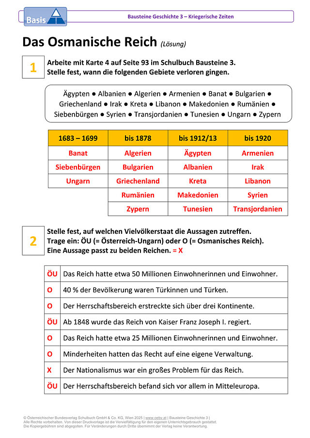 Das Osmanische Reich