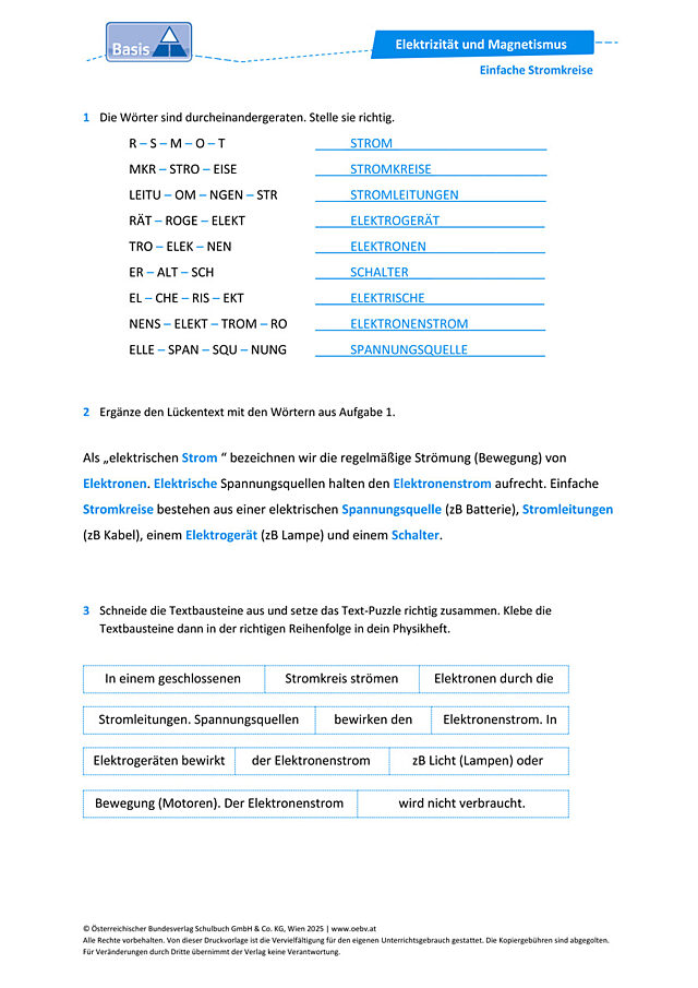 Einfache Stromkreise
