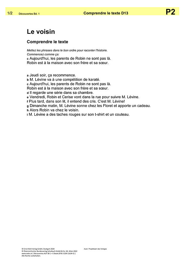 Le voisin