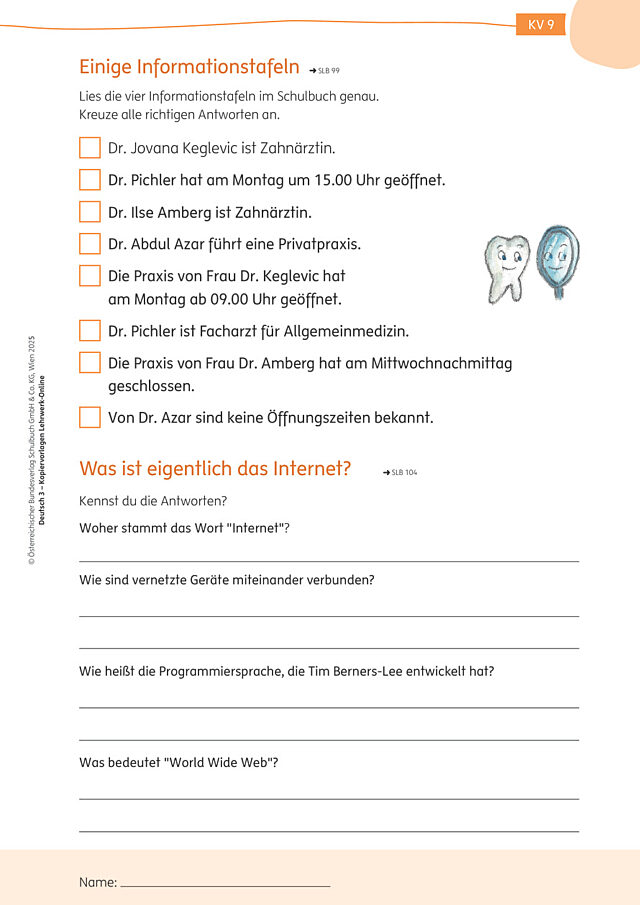 Einige Informationstafeln, Was ist eigentlich das Internet?
