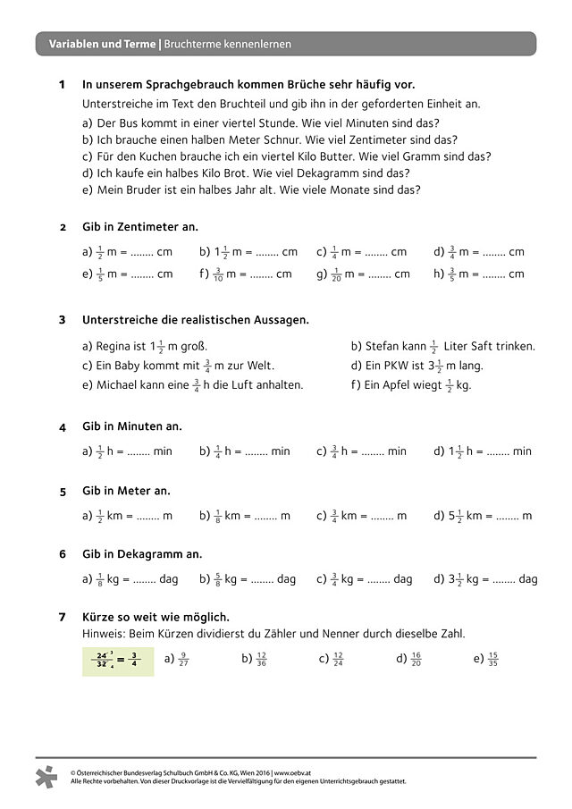 Allgemeines Arbeitsblatt einfach