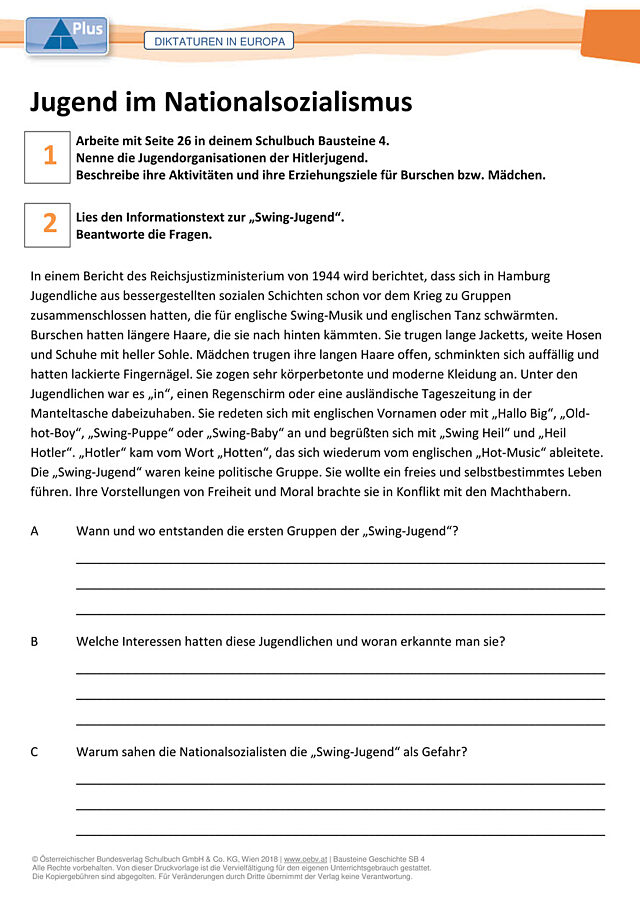 Jugend im Nationalsozialismus