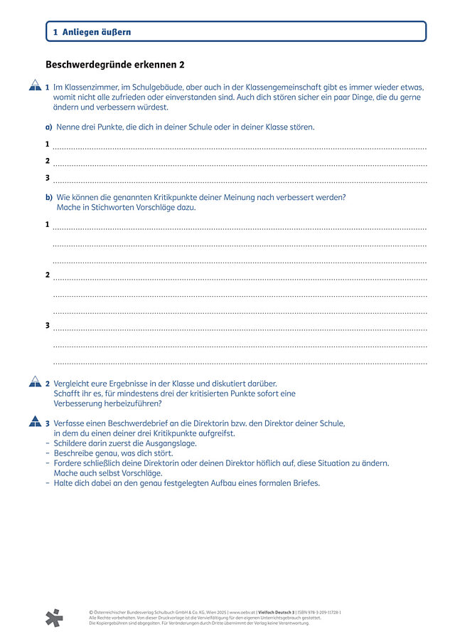 Beschwerdegründe erkennen 2
