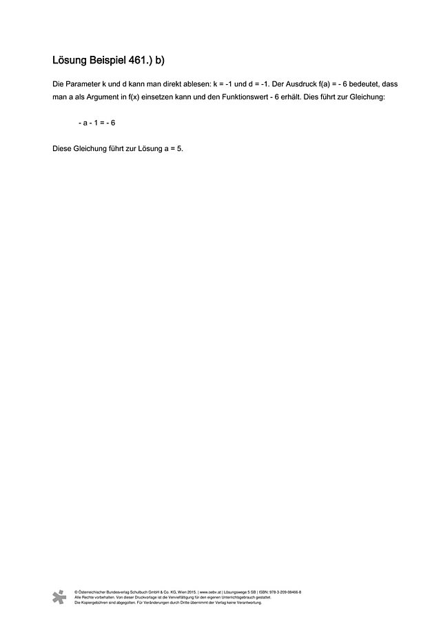 Beispiel 461 b