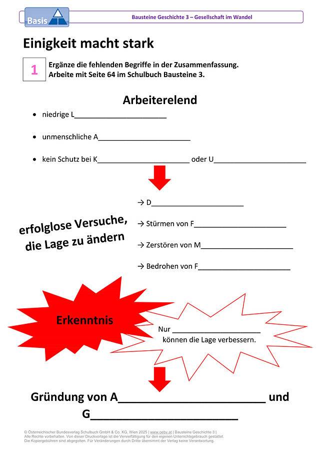 Einigkeit macht stark