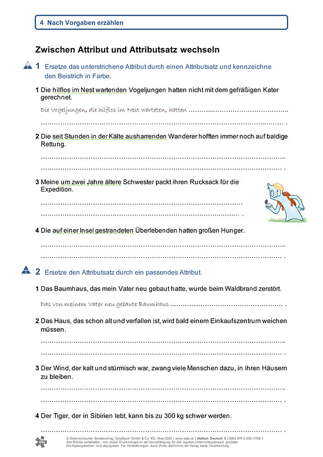Attribut und Attributsatz 3
