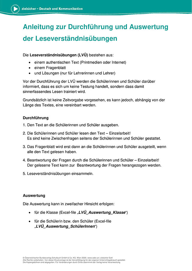 Anleitung