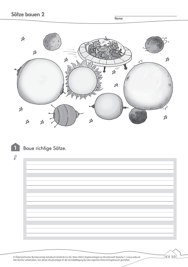 Sätze bauen 2
