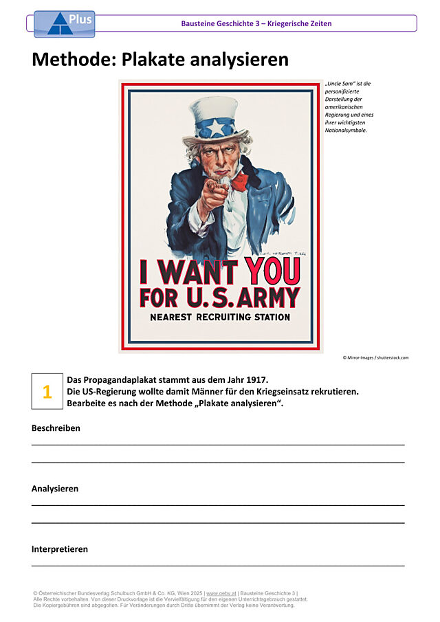 Methode: Plakate analysieren
