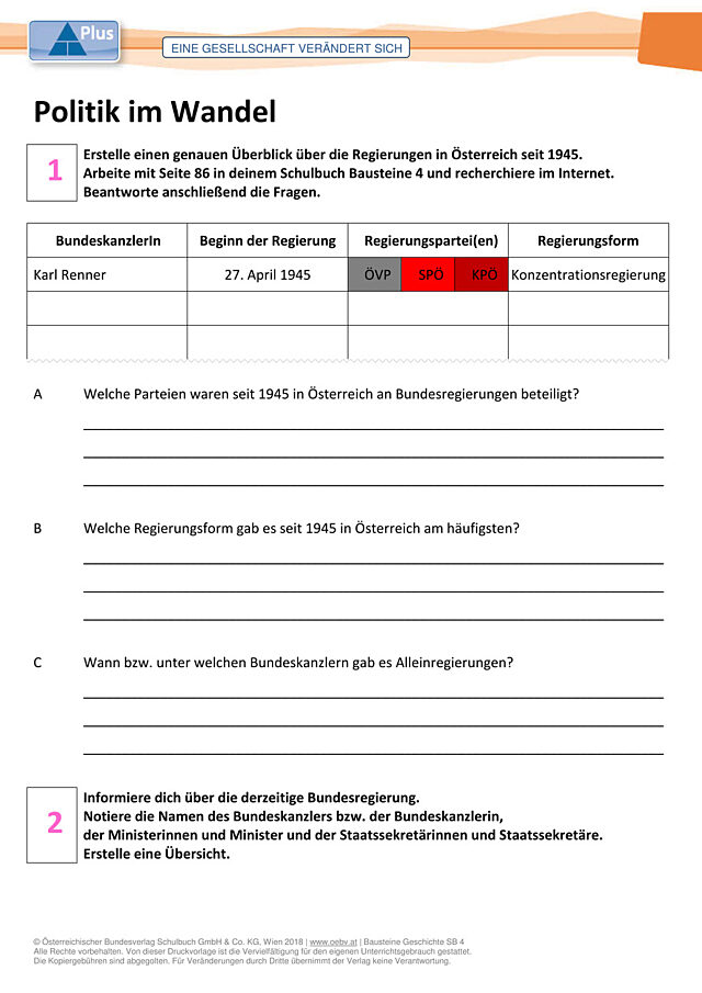 Politik im Wandel