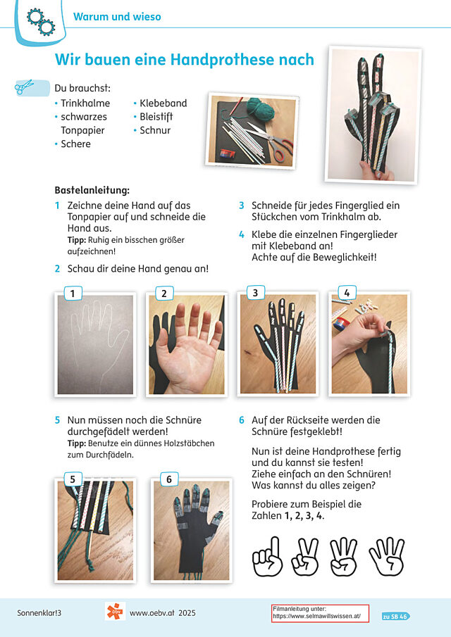 Wir basteln eine Handprothese
