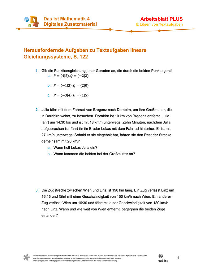 Lösen von Textaufgaben