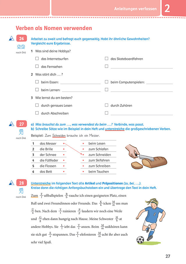 Verben als Nomen