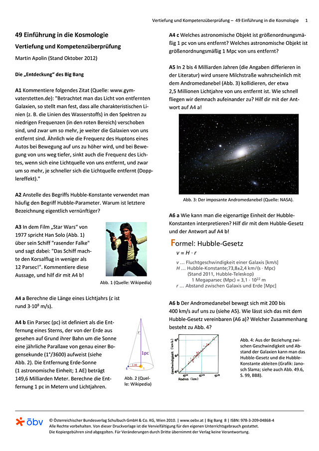 Einführung in die Kosmologie