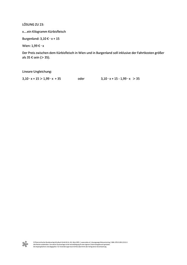 zu Aufgabe 23
