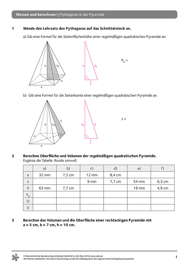 Allgemeines Arbeitsblatt anspruchsvoll