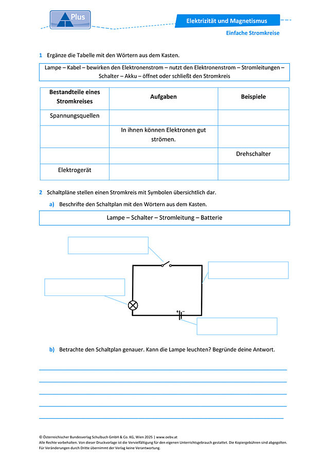 Einfache Stromkreise