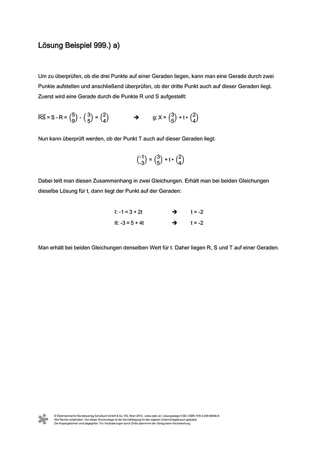 Beispiel 999 a