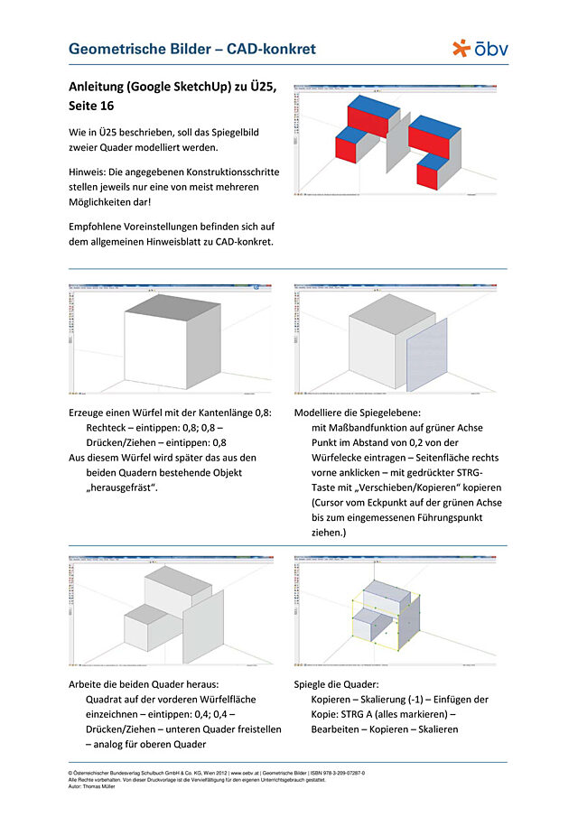 Anleitung (Google SketchUp)