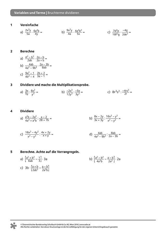Allgemeines Arbeitsblatt anspruchsvoll