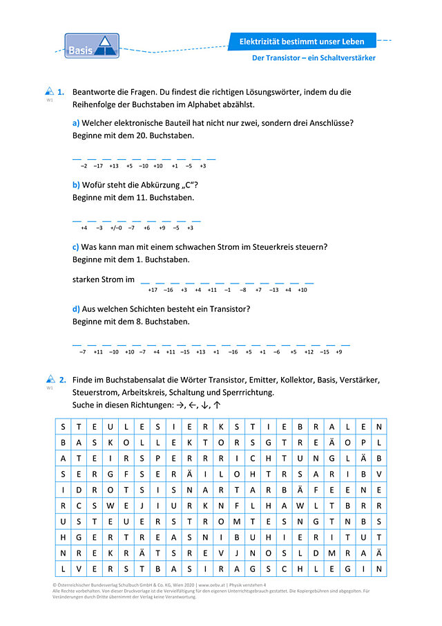 Der Transistor – ein Schaltverstärker