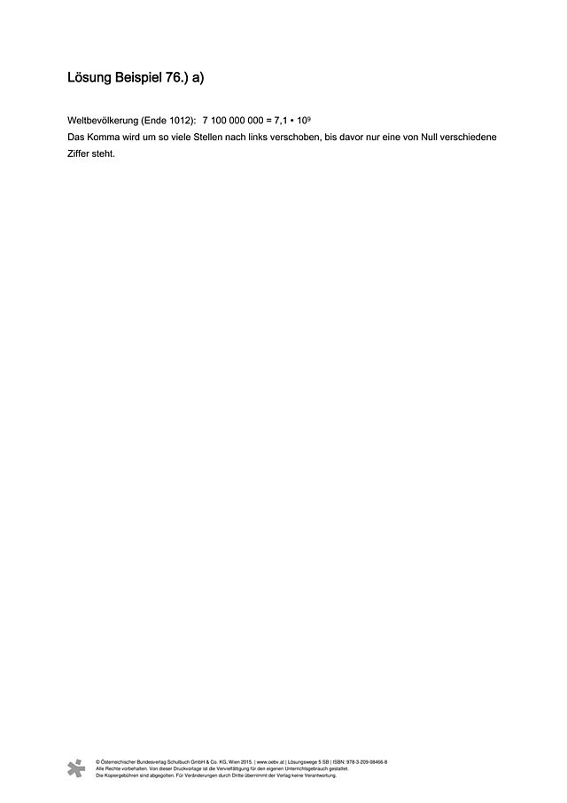 Beispiel 76 a