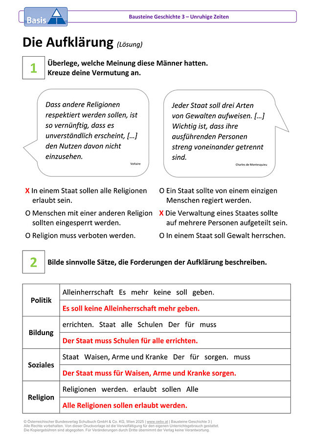 Die Aufklärung