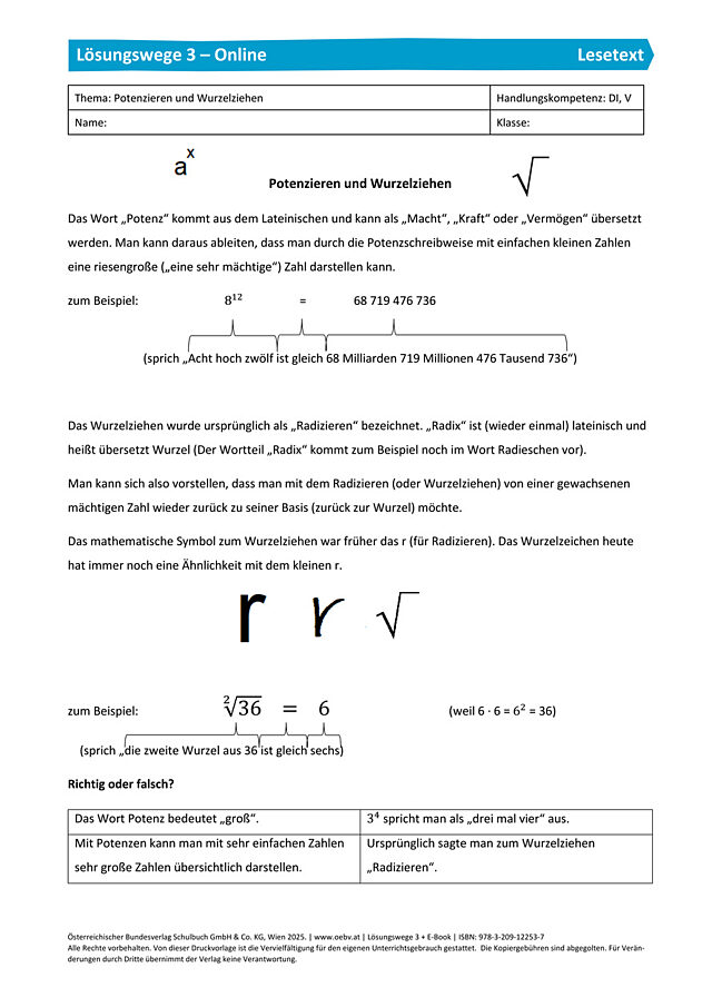 Lesetext 2 - Abschnitt C