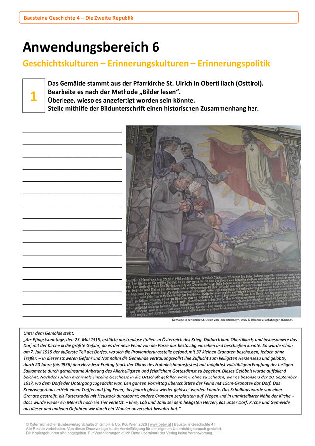Anwendungsbereich 6 - Geschichtskulturen - Erinnerungskulturen - Erinnerungspolitik