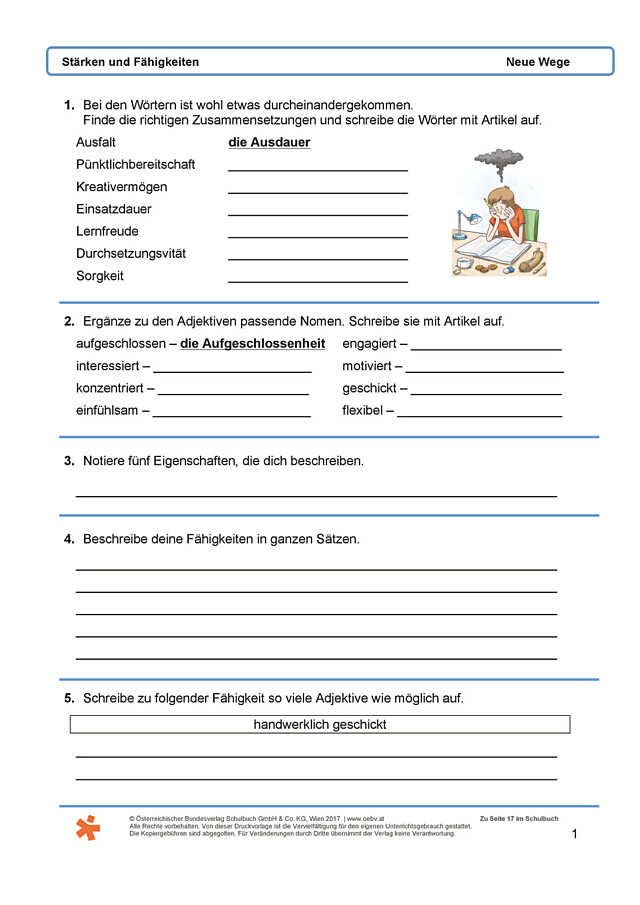 Stärken und Fähigkeiten