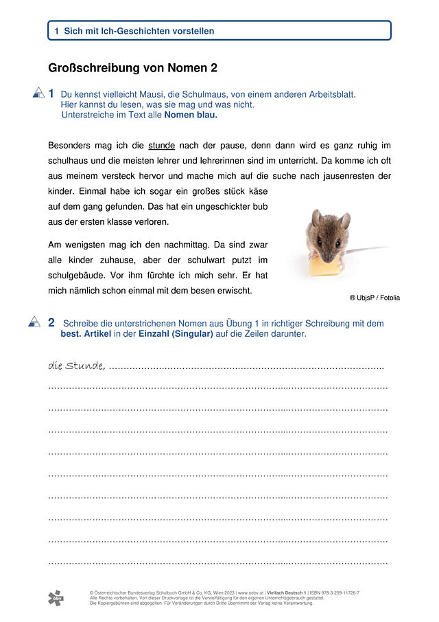 Großschreibung von Nomen 2