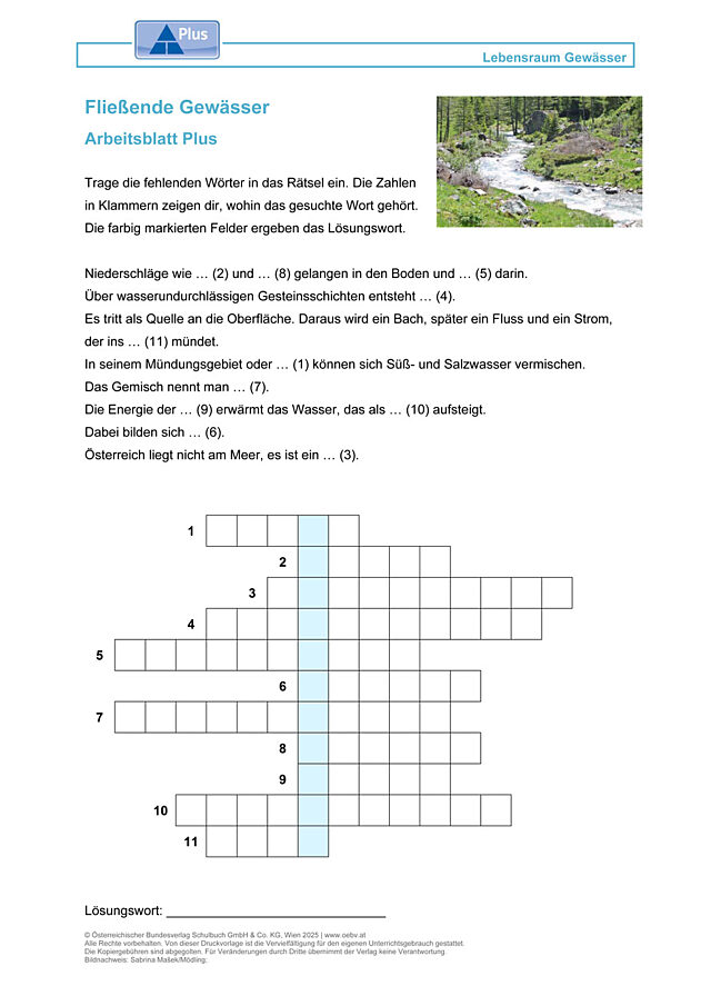 Fließende Gewässer