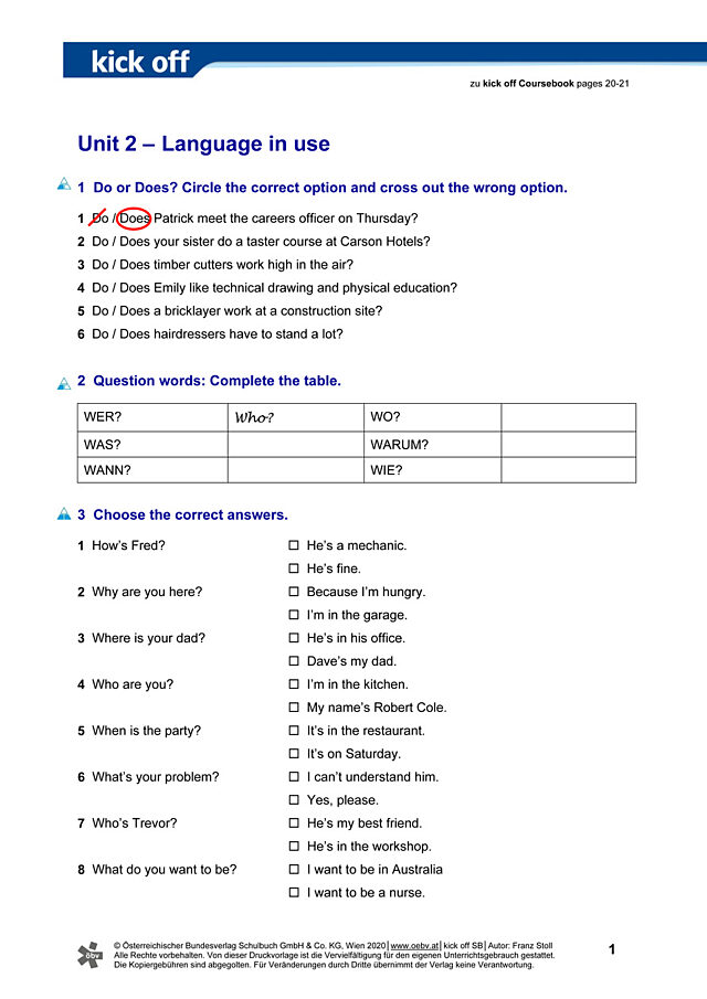 Language in use