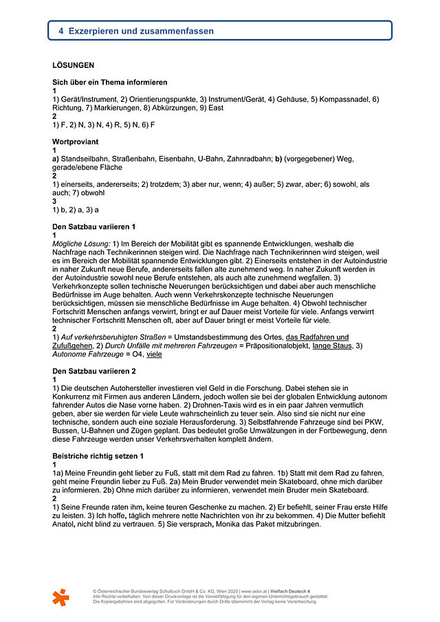 Lösungen Kapitel 4