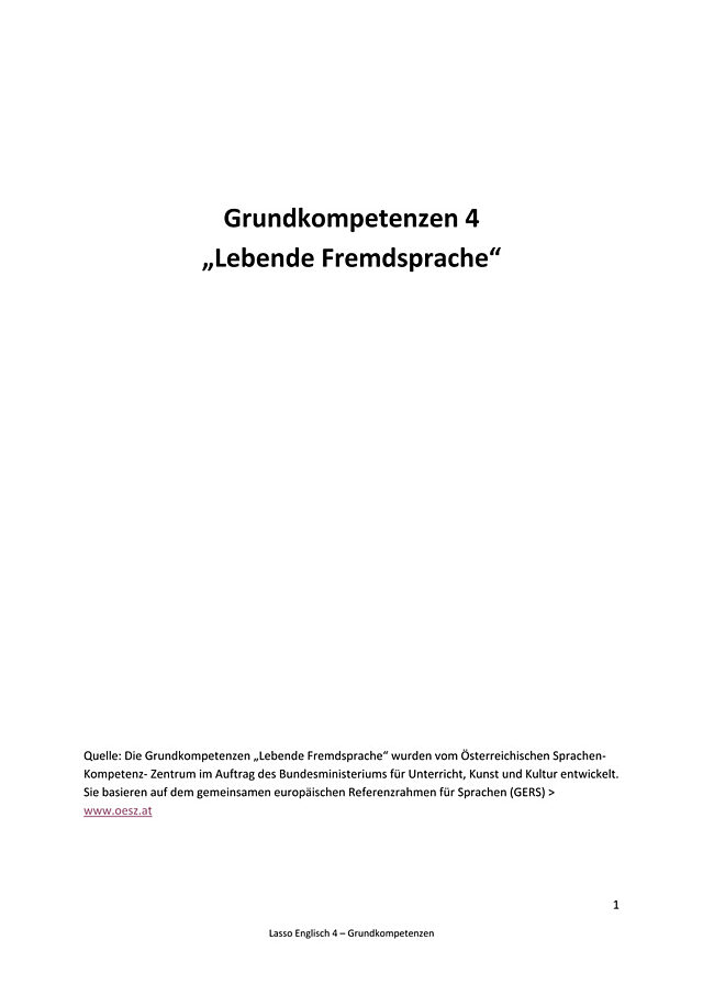 Grundkompetenzen Englisch 4 pdf