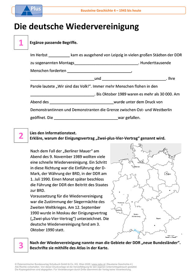 Die deutsche Wiedervereinigung
