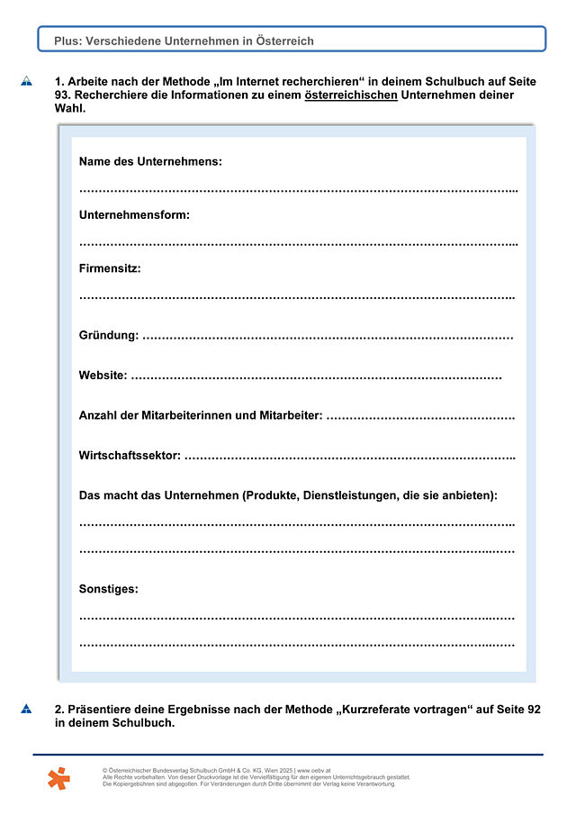 Unternehmen in Österreich