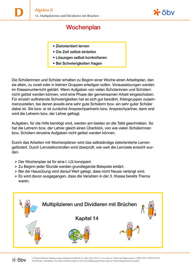 14. Multiplizieren und Dividieren mit Brüchen