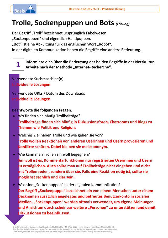 Trolle, Sockenpuppen und Bots