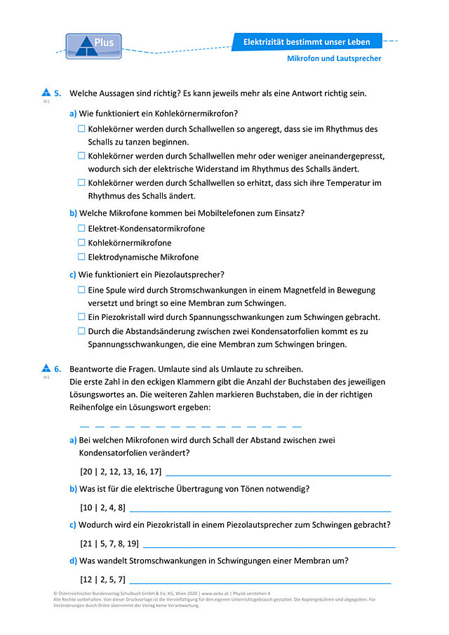 Mikrofon und Lautsprecher