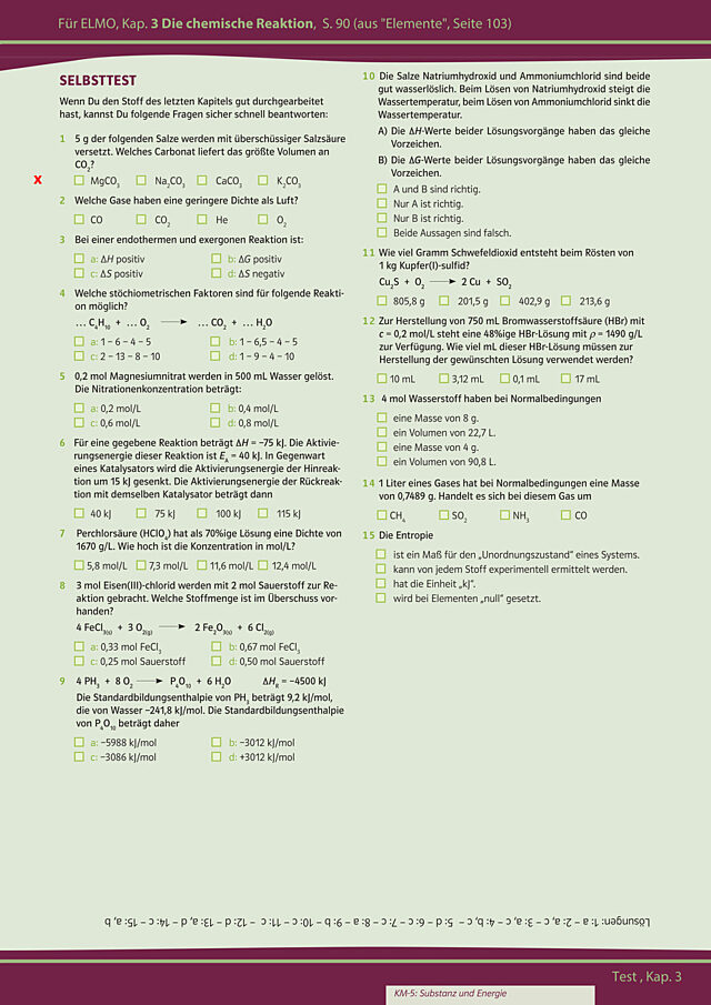 Selbsttest Kapitel 3