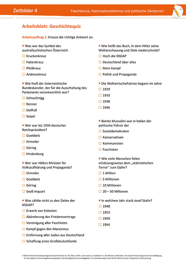 Geschichtequiz